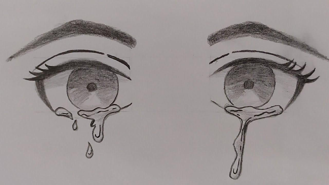 Cómo dibujar Ojos Llorando Anime 】 Paso a Paso Muy Fácil 2023 - Dibuja Fácil