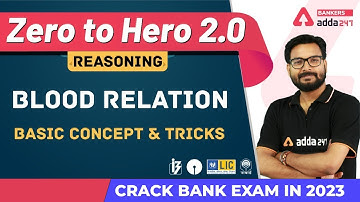 Blood Relation Reasoning Tricks & Basic Concept | Banking Foundation Adda247 (Class-37)