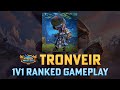 Tronveir the runeshaper  1v1 ranked  minion masters  gameplay