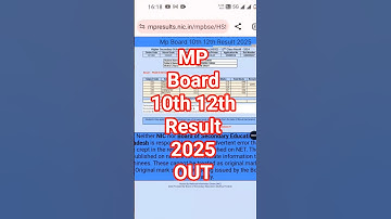 MP Board Result 2025 🔵 MP Board 10th/12th Result 2025 Kaise Dekhe ? MP Board Result 2025 Kaise Dekhe