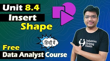 8.4 How to Insert Shapes in Power BI | Data Analyst Lecture for Beginner | Nishant Bhaiya