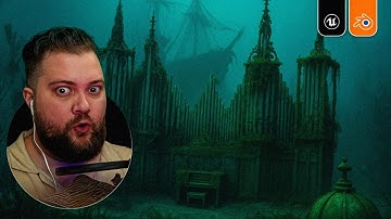 Декор органа для затонувшей церкви. Blender, Unreal #9