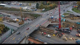 A7 | Tunnel Altona | 79-Stunden-Sperrung | Abriss von 3 Brücken in nur 5 Tagen mit Großkraneinsatz