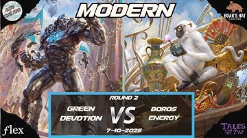 Mono Green Devotion VS Boros Energy   [MTG Modern Round 2]