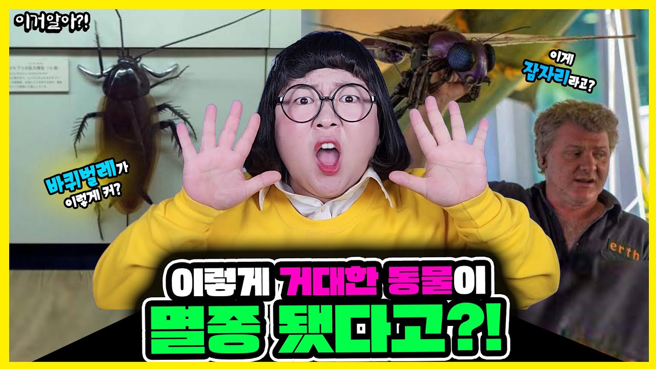[이거알아?!-괴물] 세상에서 가장 끔찍한 멸종 동물들!!!🔥🔥이렇게 큰 멸종 동물들이 있었다고?!💦 멸종돼서 다행이야~~~
