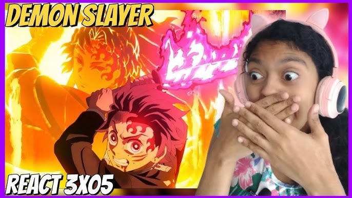 KIMETSU NO YAIBA / DEMON SLAYER - 3 TEMPORADA EP 4 - REAÇÃO / REACTION -  TODO MUNDO CONTRA 