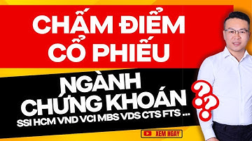 CHẤM ĐIỂM CỔ PHIẾU CHỨNG KHOÁN 2025 ( SSI VND HCM VCI MBS FTS ORS ...) | ĐẦU TƯ CHỨNG KHOÁN