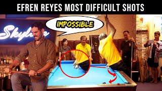 Efren Reyes Most Difficult Shots, Efren Bata Reyes History