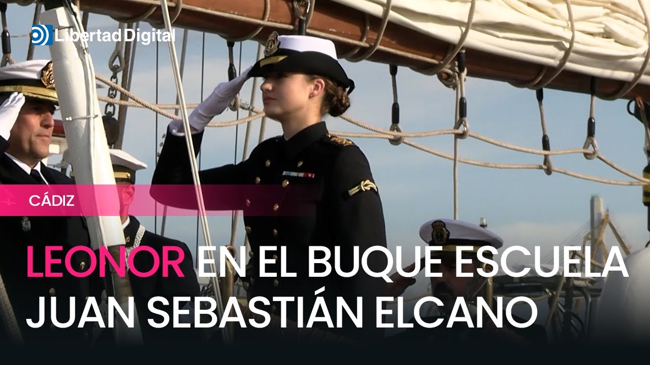 La Princesa Leonor zarpa hacia su 97º crucero de instrucción a bordo del 'Juan Sebastián Elcano'