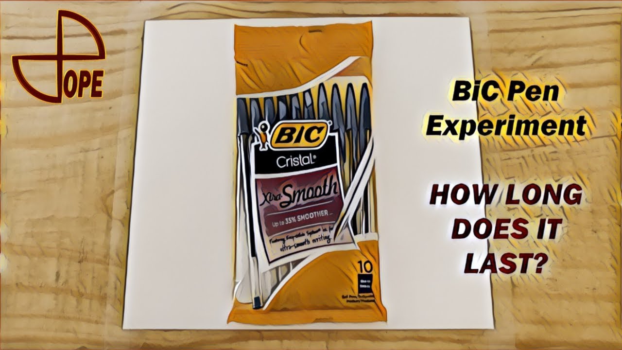 Experiment: How Long Does A 10 Cent Ball Point Pen Last?