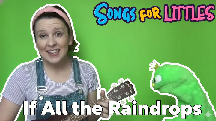 Ms Rachel sings If All the Raindrops -  Super simple songs for learning English Barney