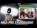 Arlo Pro 3 Floodlight : caméra connectée sans fil avec projecteur LED intégré !