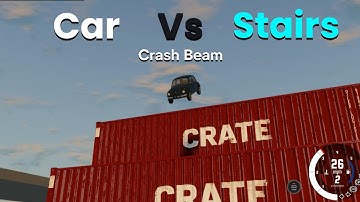 Cars VS High CRATE STAIRCASE Jump Ramp #2 - BeamNg Drive #beamdrive #crashcar