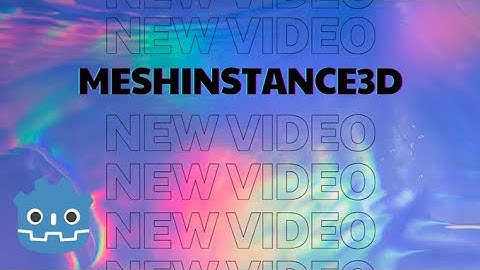 Godot 4 tutorial MeshInstance3d