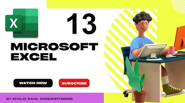 Microsoft Excel Tutorial in Pashto Table or Charts Part 13