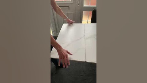 HOW TO EXTEND A CERAMIC TABLE