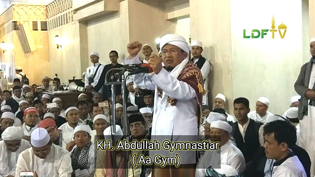 Ceramah Aa Gym Di Mesjid Istiqlal Youtube