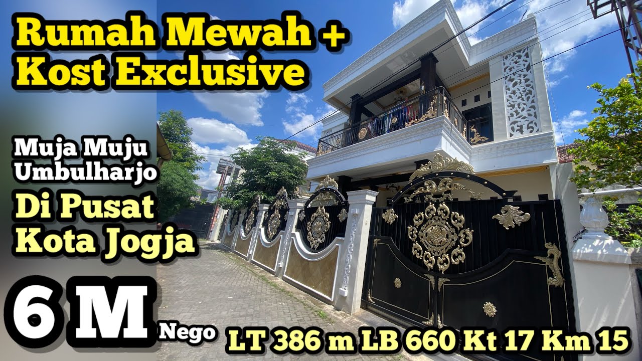 ISTIMEWA Rumah Mewah + Kost Exclusive di Pusat Kota Jogja