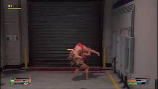 WWE 2K22: Nia Jax vs. Doudrop in a bikini backstage Fight - Full Gameplay