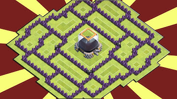 Clash of Clans TOWN HALL 8 - (FARMING BASE) Dark Elixir Protection & ANTI AIR