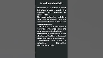 What is Inheritance in OOPS? | Explained with Real Example