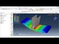 Abaqus Tutorial Videos - Three Point Bending Analysis in Abaqus 6.14