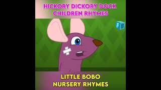 Hickory Dickory Dock - Children Nursery Rhymes | Flickbox Kids Songs #Shorts