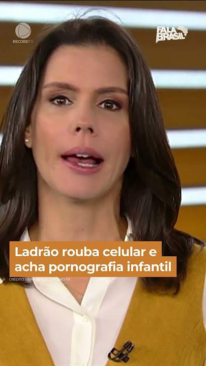Ladrão rouba celular e descobre pornografia infantil #shorts