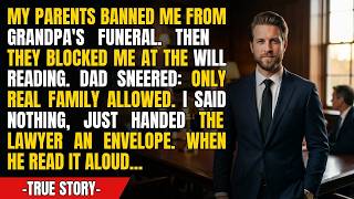 My Parents BANNED Me From Grandpa’s Funeral — They Laughed At The Will Reading Until The Lawyer... Guide