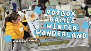 Is vending at a Mall worth it? | Popbox Games Winter Wonderland | Single Sploot Vending Vlog