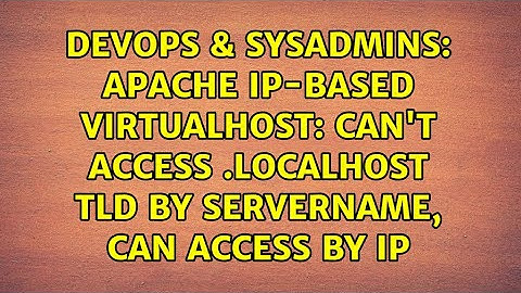 Apache IP-based VirtualHost: Can