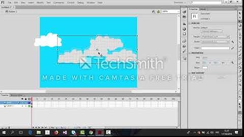 Animasi Awan Menggunakan Adobe Flash Professional CS6