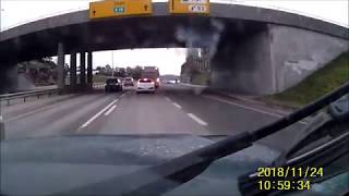 Norwegian Dashcam. Carcrash Bad Drivers Near Accidents Compilation Vol 1