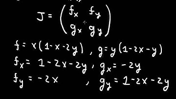 Nonlinear odes: fixed points, stability, and the Jacobian matrix