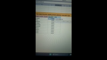 esi calculation in excel