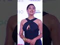 Rashami desai  in black plunging neck gown at red carpet of the grazia young fashion awards