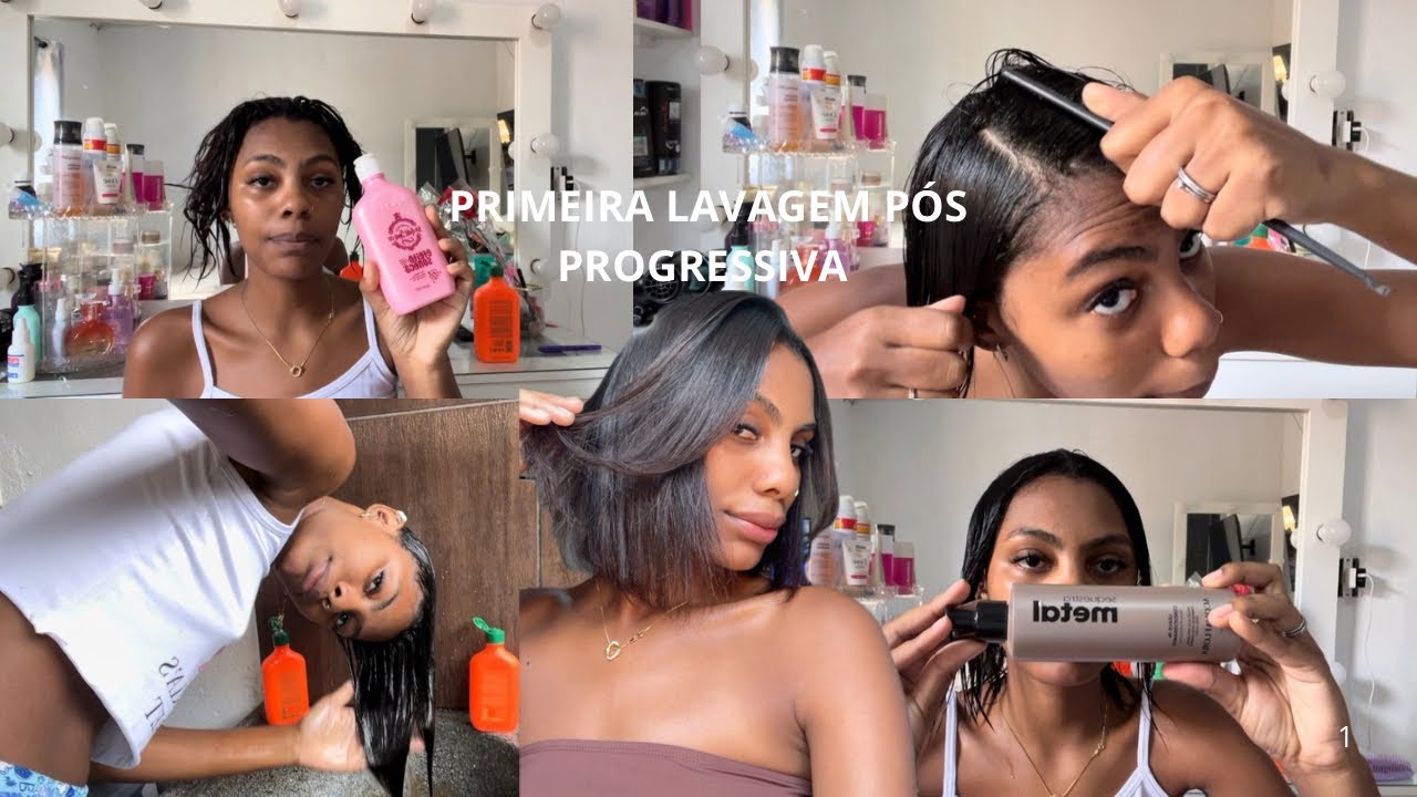 ROTINA CAPILAR | PRIMEIRA LAVAGEM PÓS PROGRESSIVA 