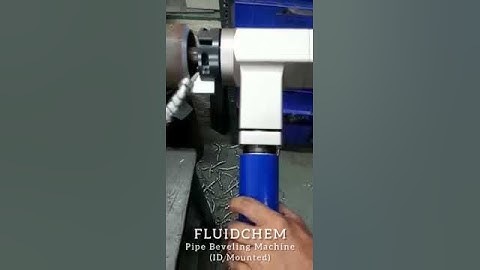 ID Mounted Pipe Beveling Machine, Pneumatic (Model GHF-PB76) from FLUIDCHEM!