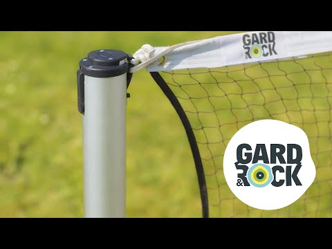 GARD&ROCK - KIT POTEAUX MULTISPORTS Télescopiques en aluminium - Badminton, Tennis, Volley-Ball..