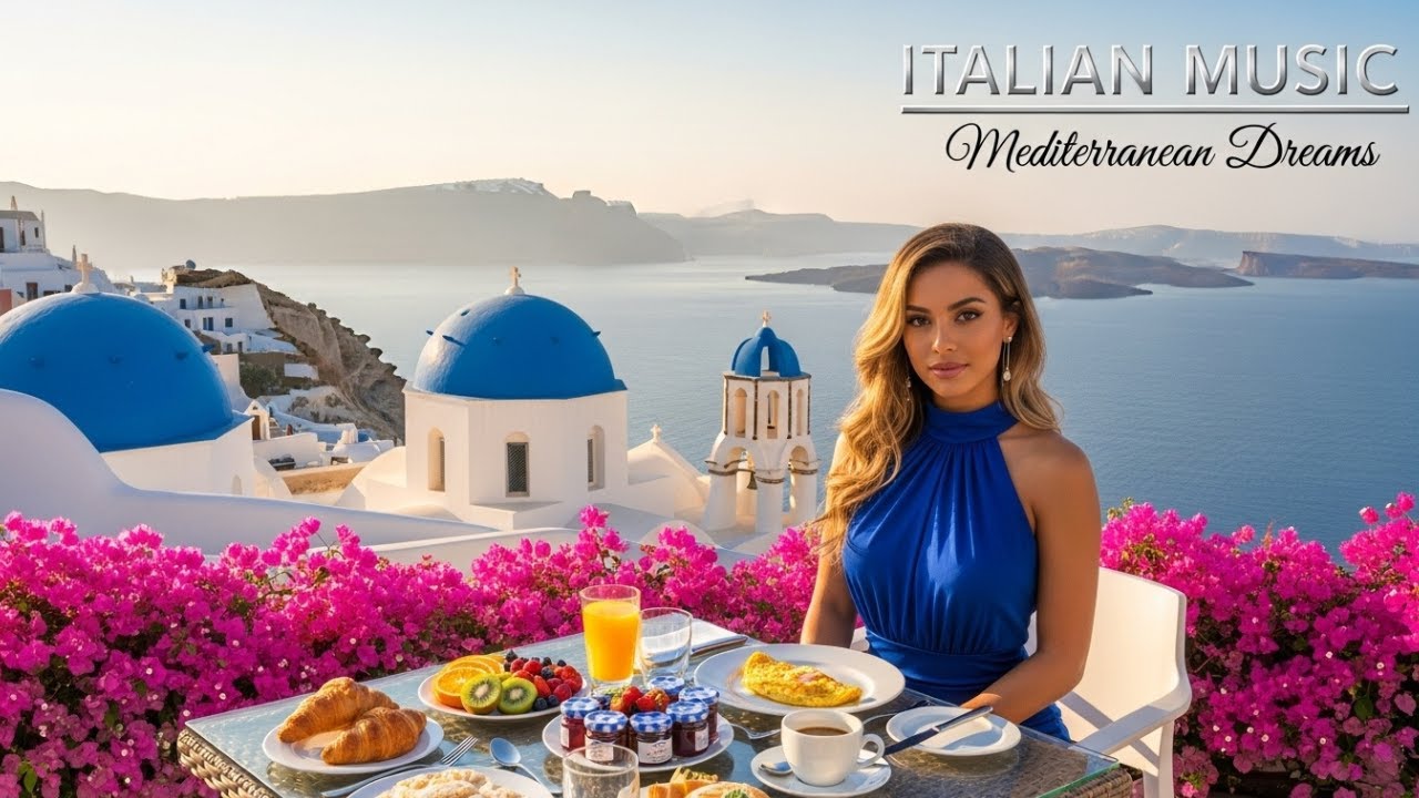 Amalfi Coast Calm 🎶 Soft Guitar Music for Study, Work & Stress Relief | 4K