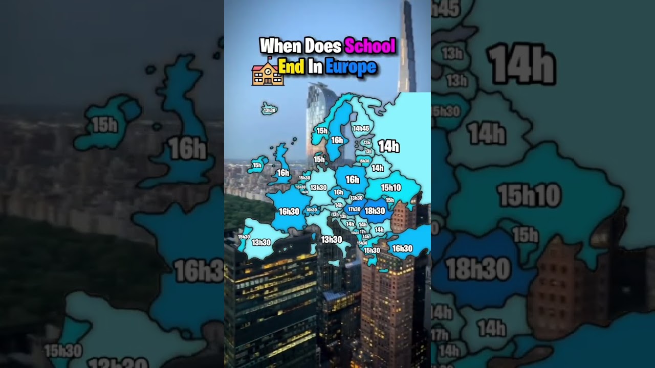 When does school end in Europe
