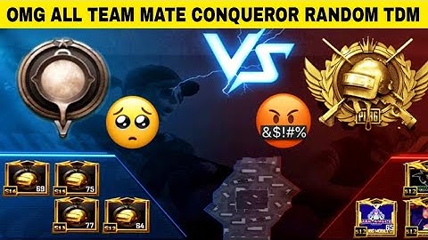 OMG!🥱 All Teammate Conqueror Random TDM | Noob vs Pro Player Fight ⚔️ My Best Gameplay