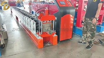 Gutter roll forming machine