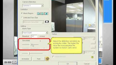 GeoVision Web Report - Send Face Count Web Report