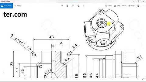 Solidworks advance part exercise - 15 ll 2d drawing in description ll