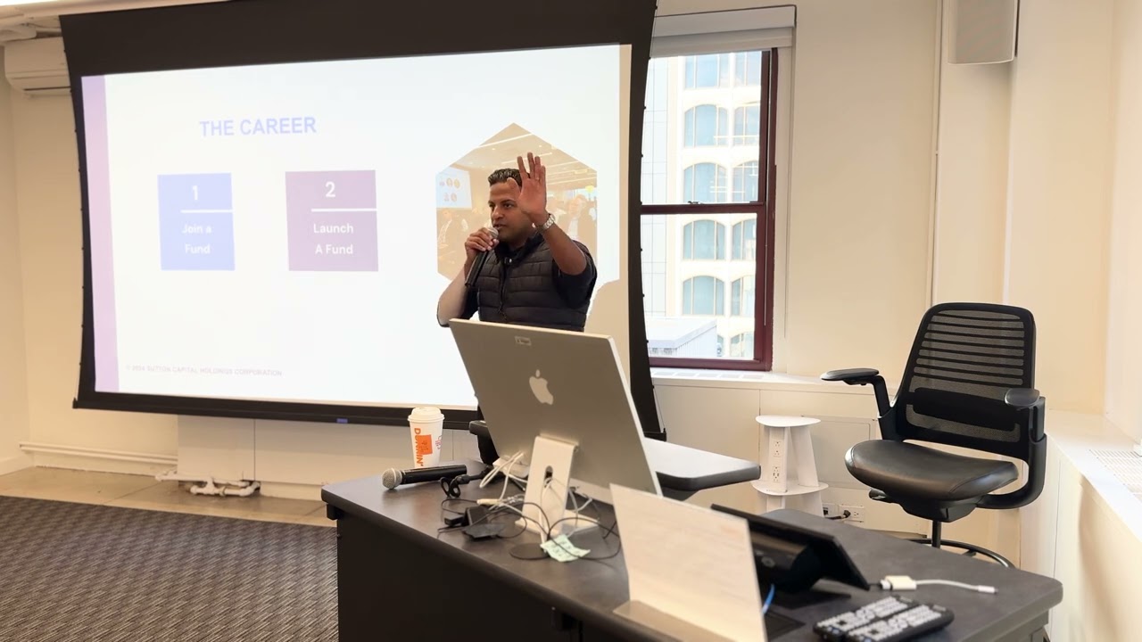 New York MBA Class Lecture on How to Break Into Venture Capital / Private Equity.