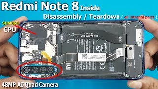 Redmi Note 8 Teardown / Disassembly || Know what&#39;s inside | How To Open Redmi Note 8