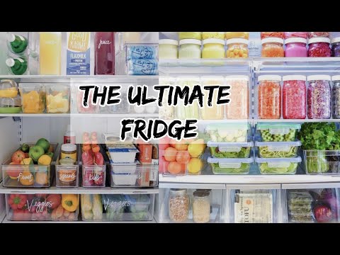 HOW TO CREATE THE ULTIMATE ORGANIZED FRIDGE