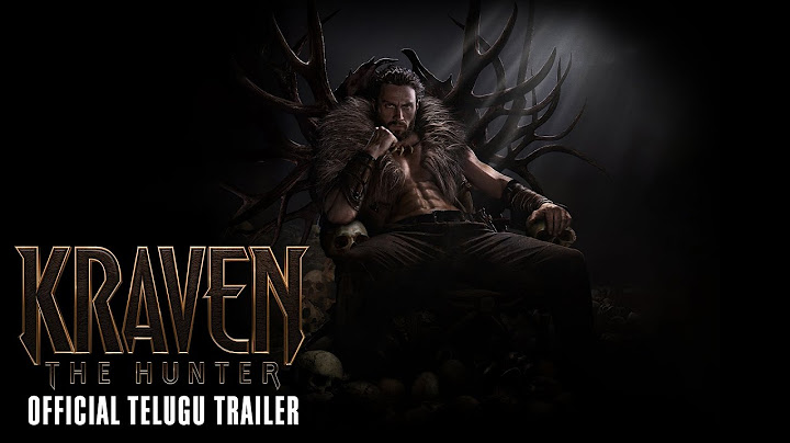 KRAVEN THE HUNTER – Official Red Band Trailer (Telugu) | October 6th | English, Hindi, Tamil &Telugu