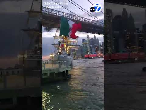 Mexican Navy sailboat